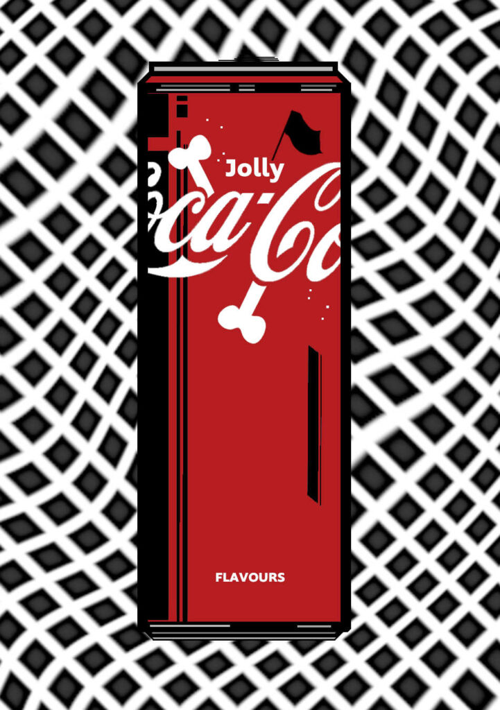 jolly roger red, jolly coke red, pirate red, red coke, coca-cola red